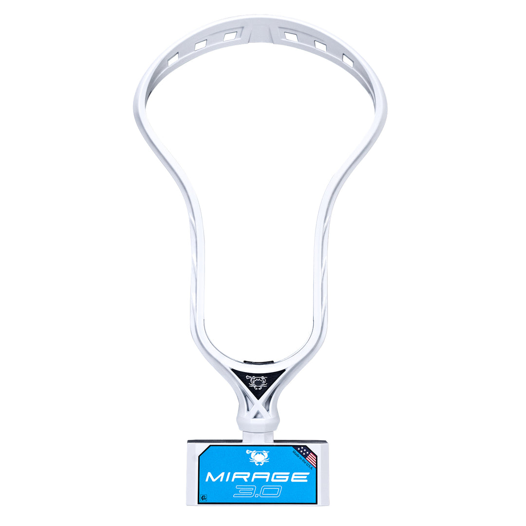 ECD Mirage 3.0 Lacrosse Head, White ECD Mirage 3.0 Lacrosse Head, White